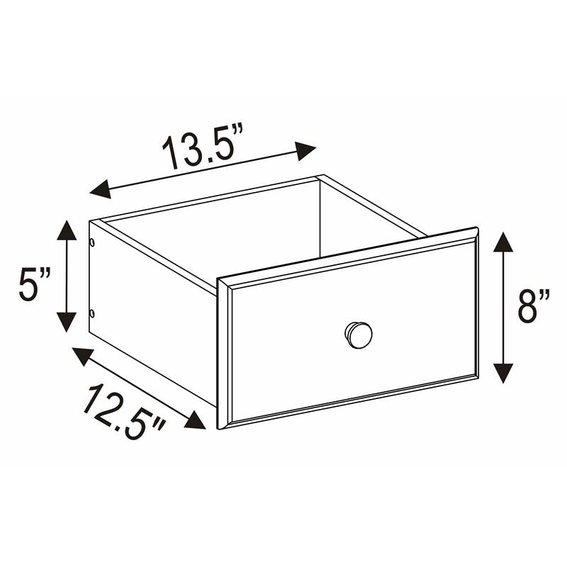 Amara White Nightstand with Drawers Custom Kids Furniture