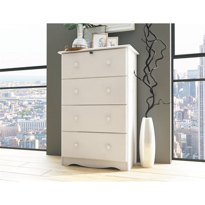 Amara White Tall Kids Dresser Custom Kids Furniture