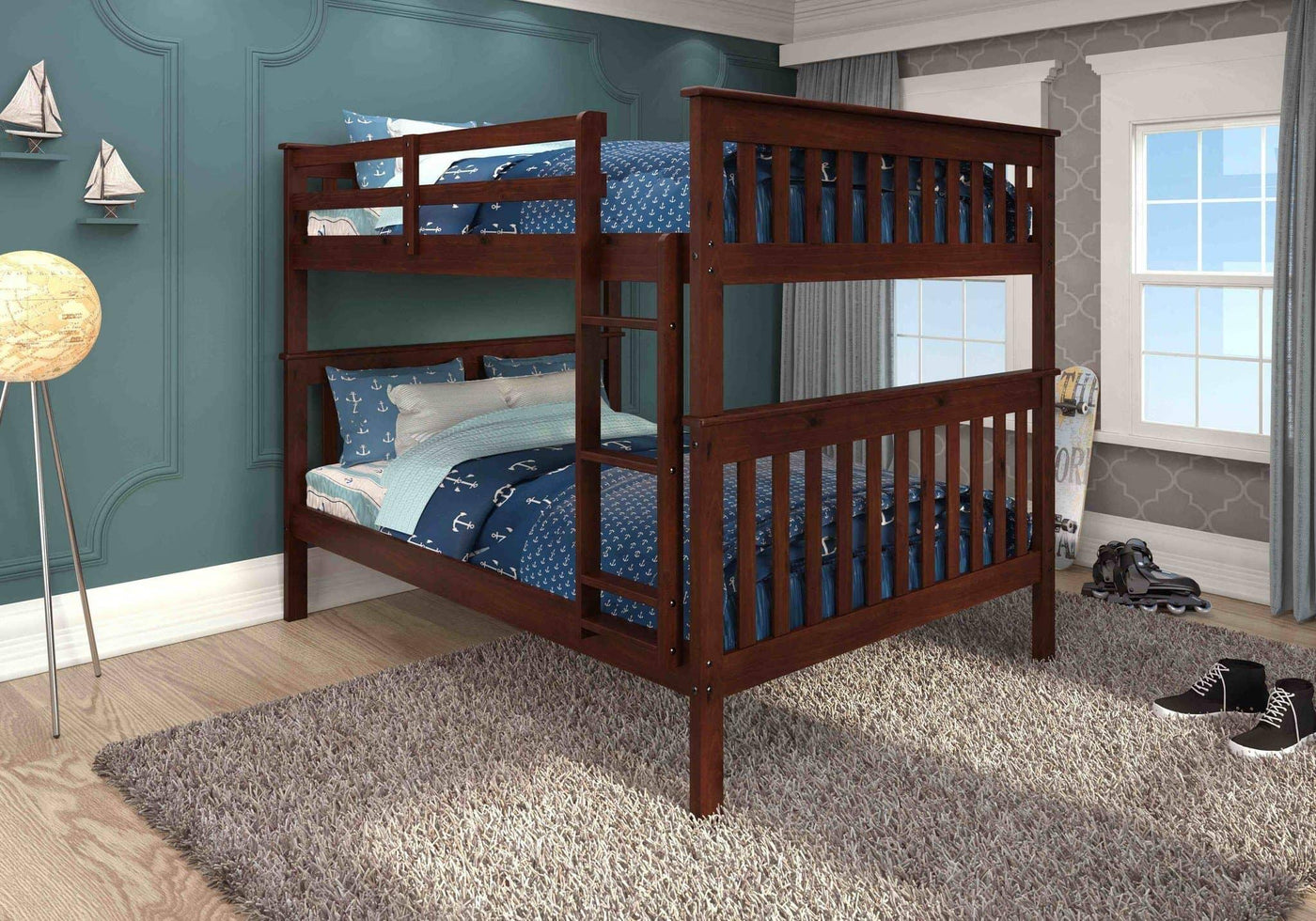 Andrew Cappuccino Full Bunkbed Custom Kids Furniture