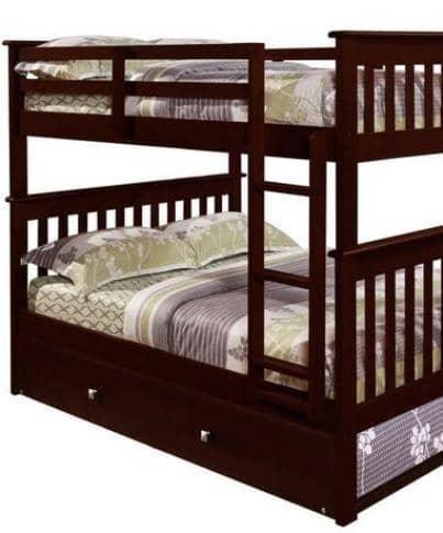 Andrew Full Bunkbed with Trundle Custom Kids Furniture