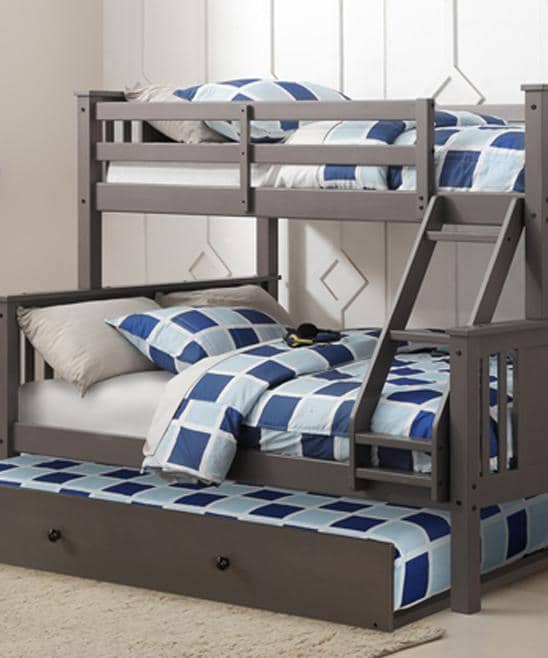 Anthony Twin over Full Bunk Bed with Trundle Custom Kids Furniture