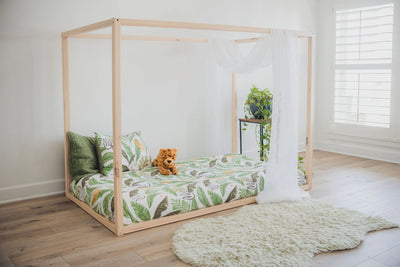 Asher Canopy Bed Frame Custom Kids Furniture