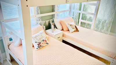 Audrey Triple Bunk Bed in White Custom Kids Furniture
