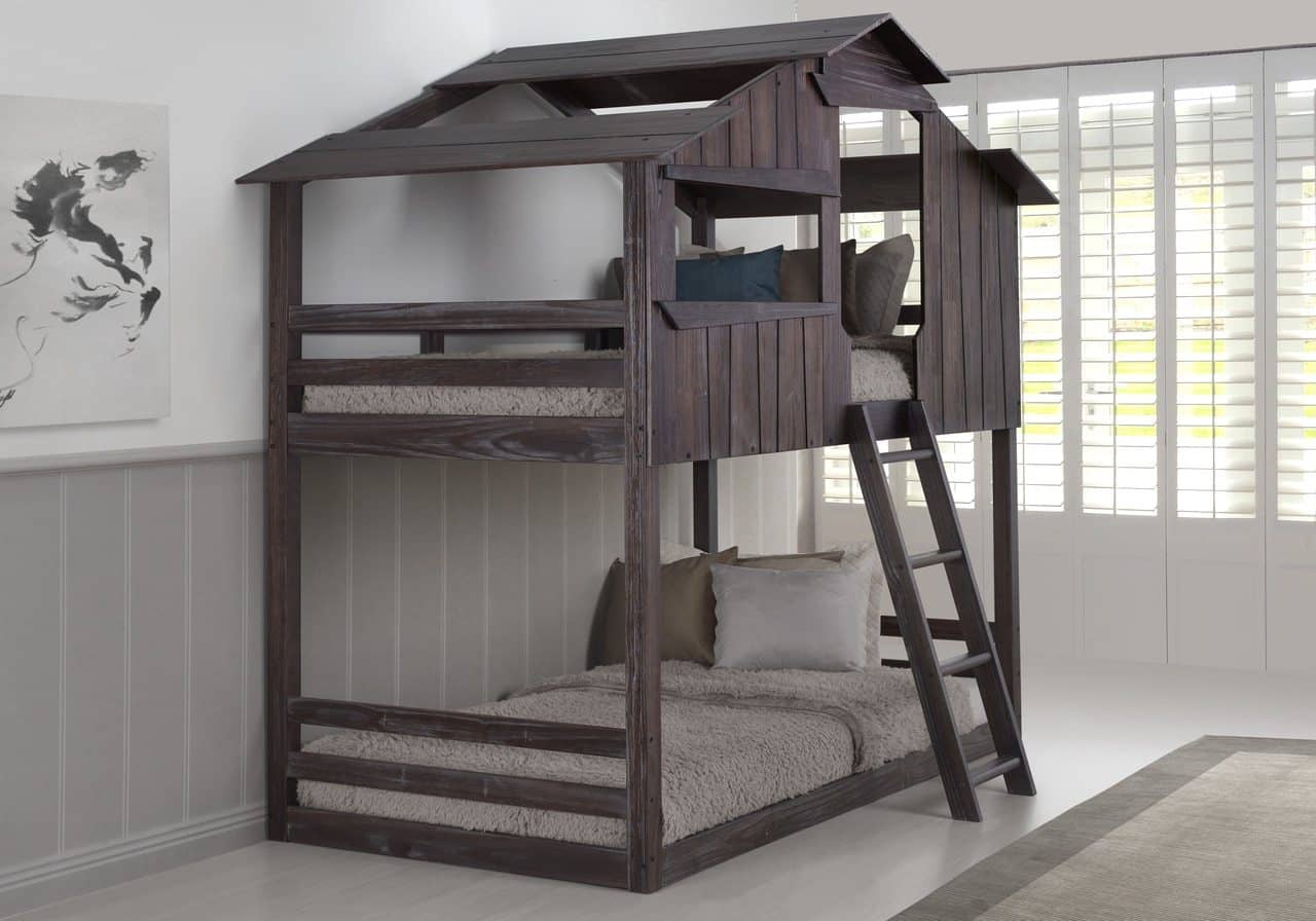 Bear Cabin Bunk Bed for Kids Custom Kids Furniture