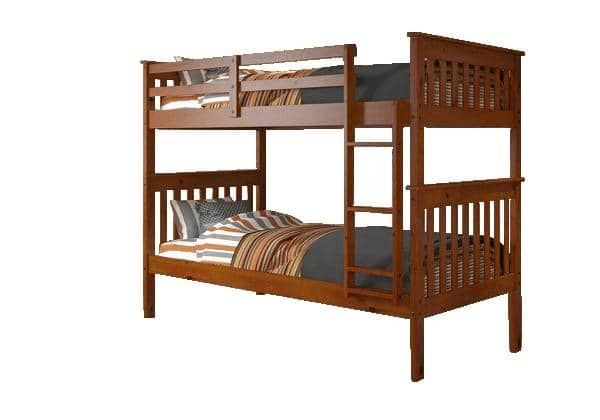 Benjamin Espresso Bunk Bed for Kids Custom Kids Furniture