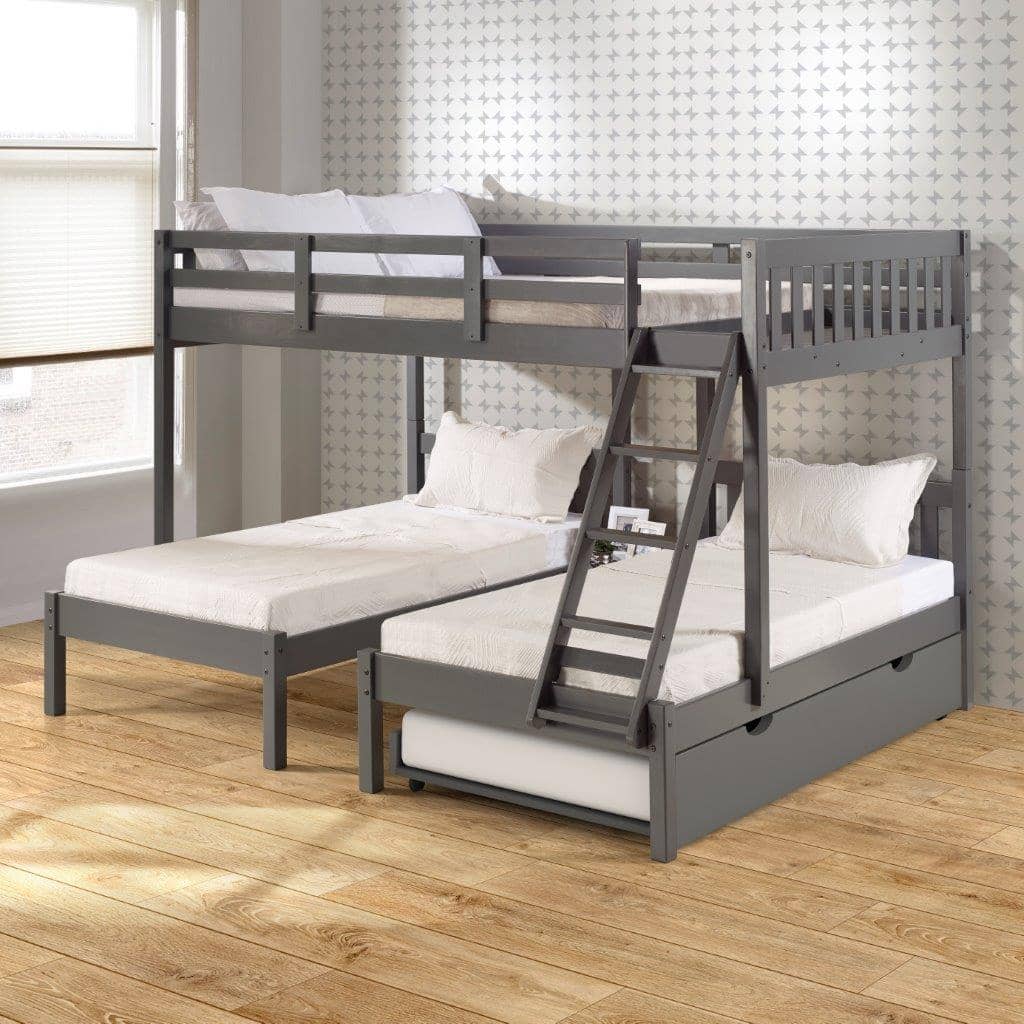 Bentley Full over Double Twin Triple Bunk Bed Custom Kids Furniture