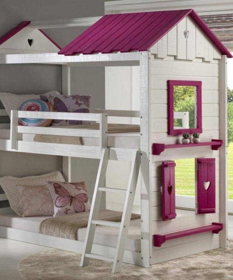 Birdie Cottage Bunk Bed Custom Kids Furniture