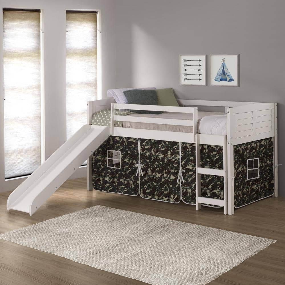 Christopher Camo Kid's Bed with Slide Custom Kids Furniture