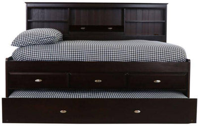 Claire Full Size Espresso Storage Bed Custom Kids Furniture