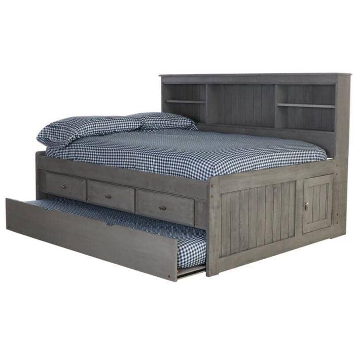 Claire Twin Size Storage Bed | Custom Kids Furniture 3 Storage Drawers & Trundle Bed / Custom Kids Furniture