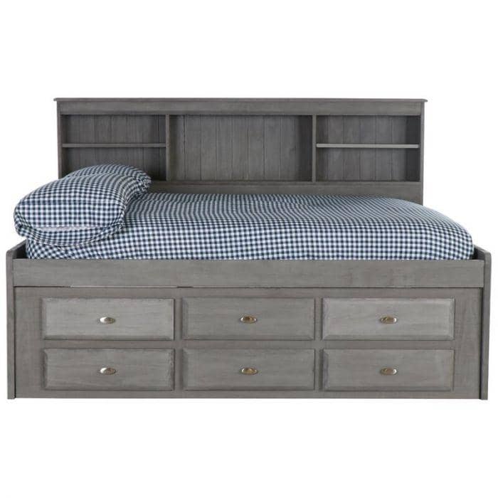 Claire Full Size Grey Storage Bed Custom Kids Furniture