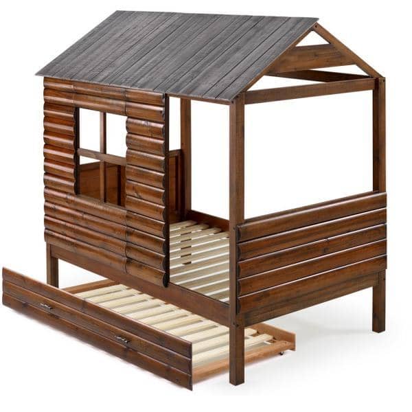 Cole Log Cabin Loft Bed Custom Kids Furniture