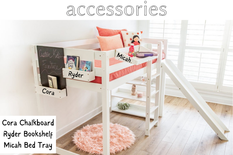 Ryder Bunk Bed Shelf Custom Kids Furniture
