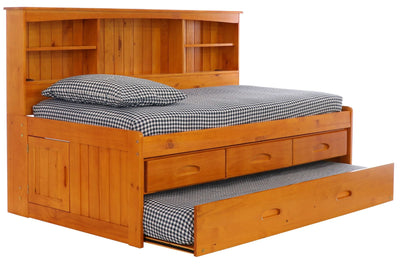 DISCOVERY WORLD FURNITURE HONEY TWIN SIZE BOOKCASE DAY BED Custom Kids Furniture