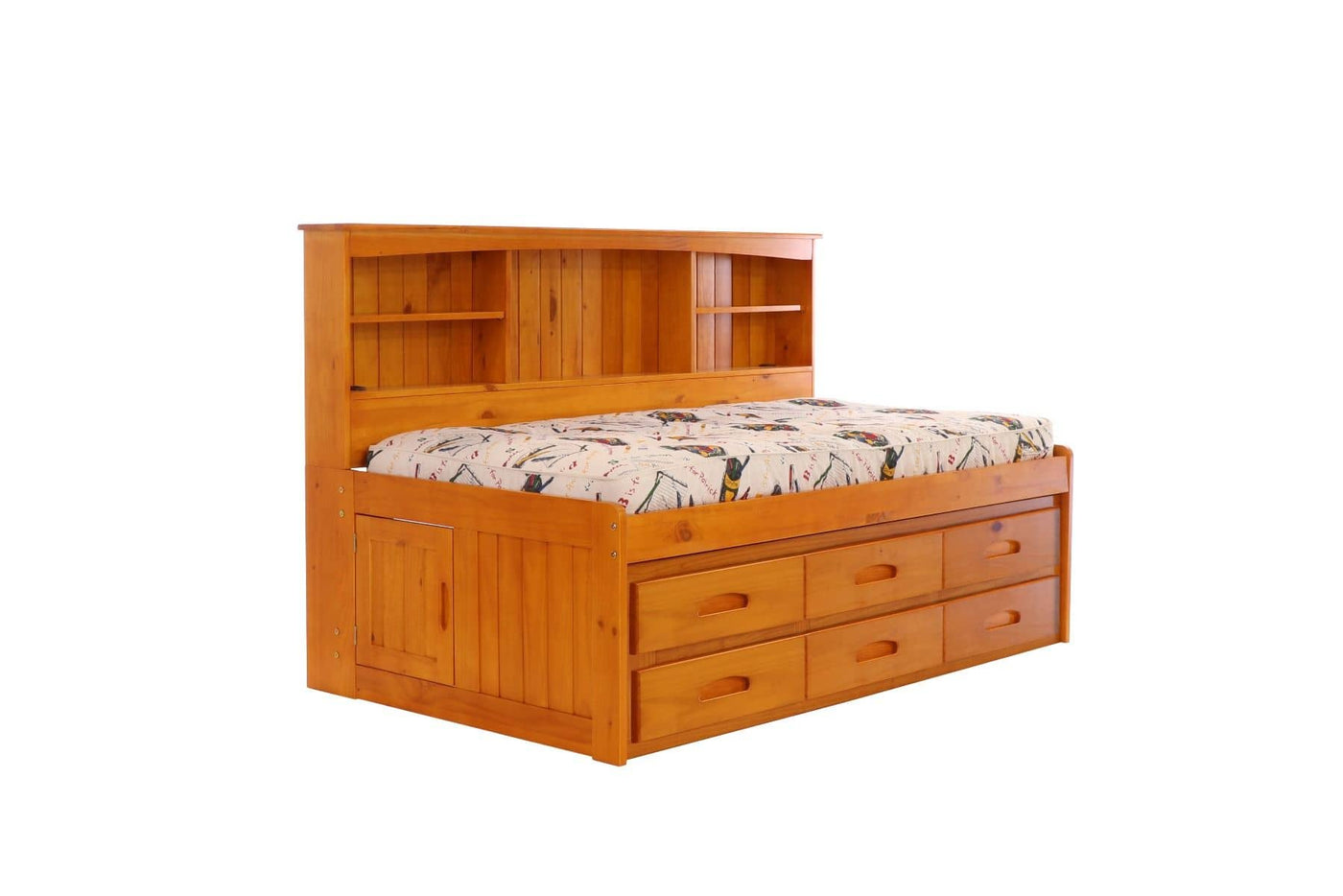 DISCOVERY WORLD FURNITURE HONEY TWIN SIZE BOOKCASE DAY BED Custom Kids Furniture