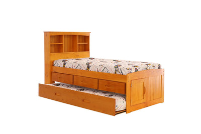 DISCOVERY WORLD FURNITURE HONEY TWIN SIZE CAPTAINS BED Custom Kids Furniture