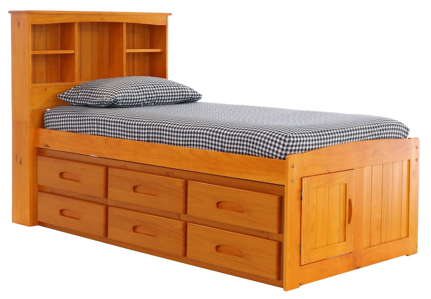 DISCOVERY WORLD FURNITURE HONEY TWIN SIZE CAPTAINS BED Custom Kids Furniture