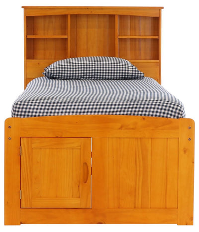 DISCOVERY WORLD FURNITURE HONEY TWIN SIZE CAPTAINS BED Custom Kids Furniture