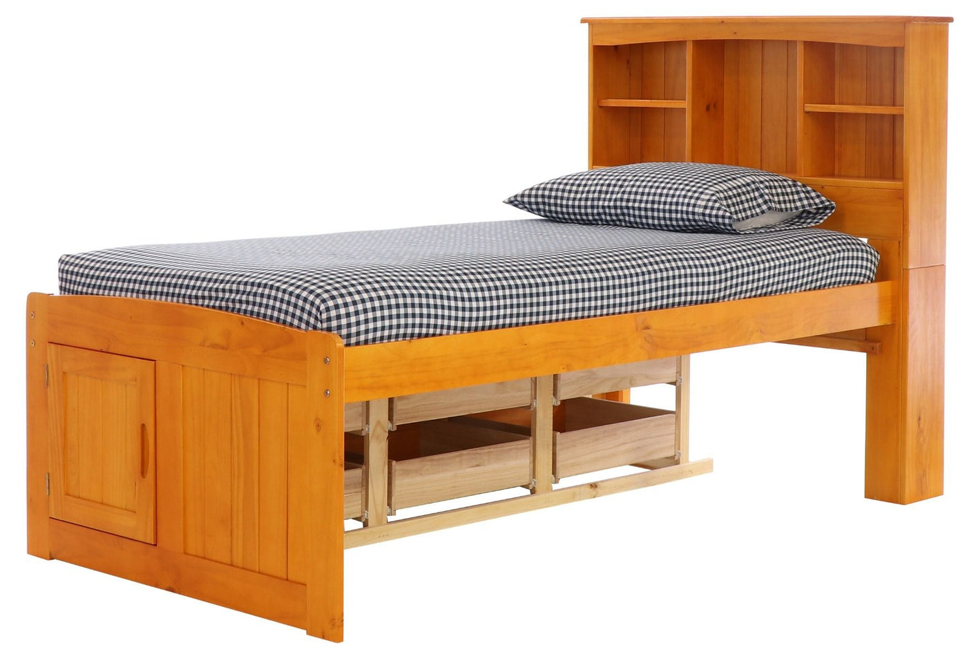 DISCOVERY WORLD FURNITURE HONEY TWIN SIZE CAPTAINS BED Custom Kids Furniture