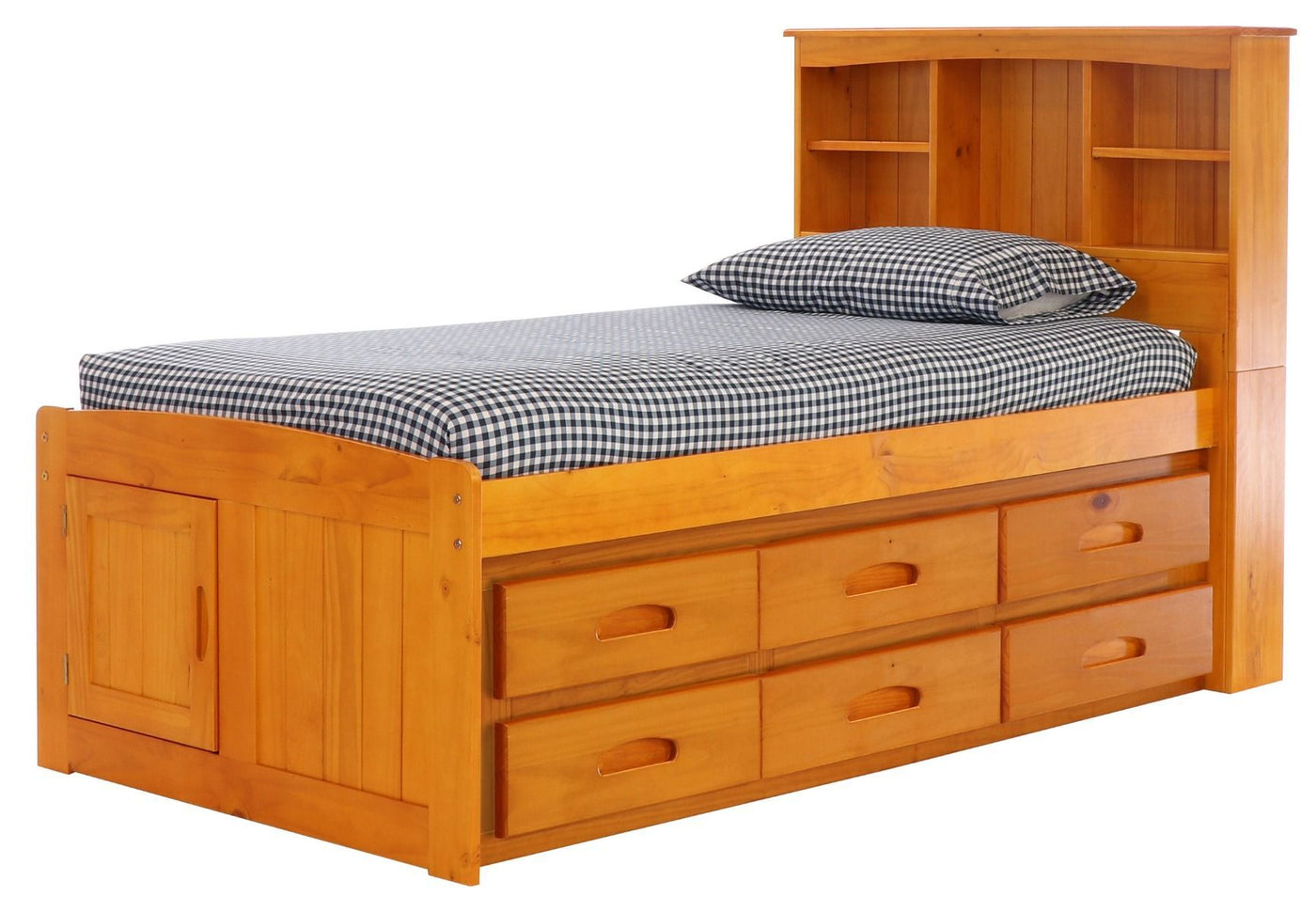 DISCOVERY WORLD FURNITURE HONEY TWIN SIZE CAPTAINS BED Custom Kids Furniture