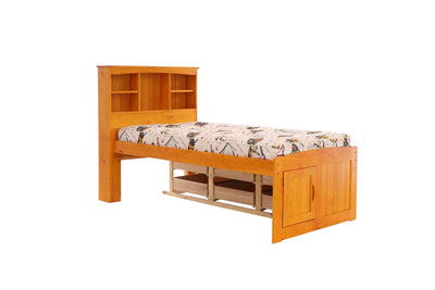 DISCOVERY WORLD FURNITURE HONEY TWIN SIZE CAPTAINS BED Custom Kids Furniture