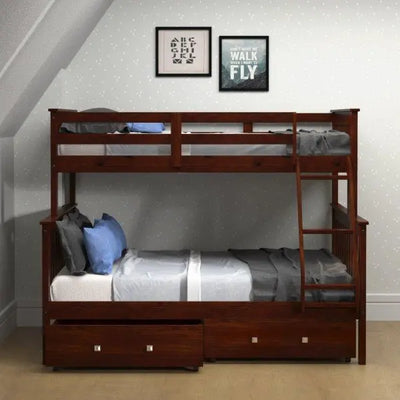 David Twin over Full Bunkbed with Storage Custom Kids Furniture