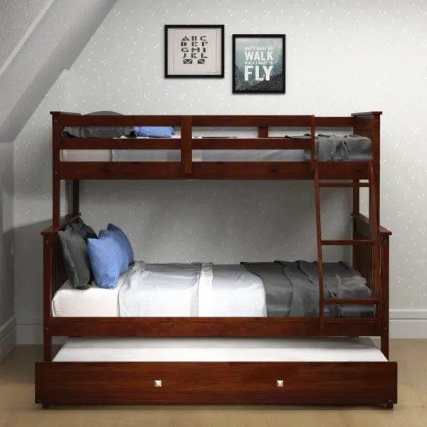 David Twin over Full Bunkbed with Trundle Custom Kids Furniture