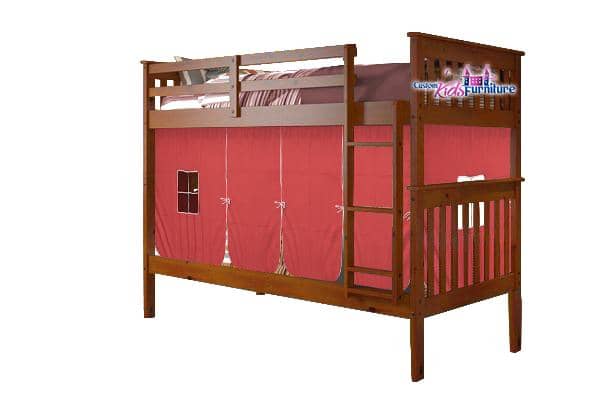 Elias Bunk Bed for Boys with Tent Custom Kids Furniture