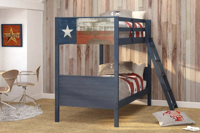Ezra Texas Wooden Bunk Bed Custom Kids Furniture