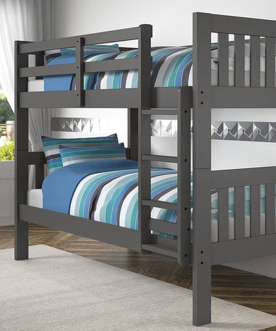 Gavin Gray Twin Bunk Bed Custom Kids Furniture