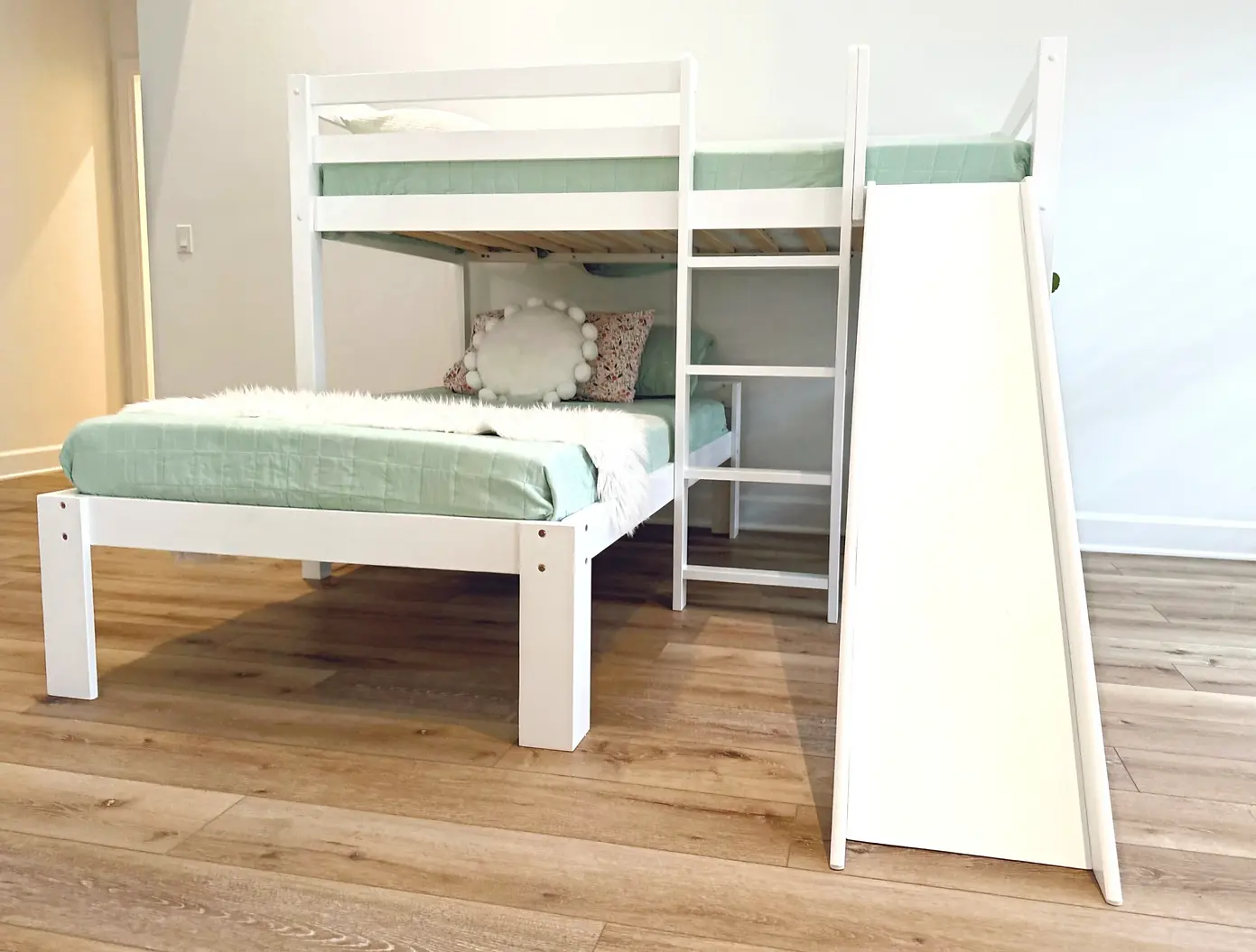 Harper Kids Bunk Bed with Slide Custom Kids Furniture