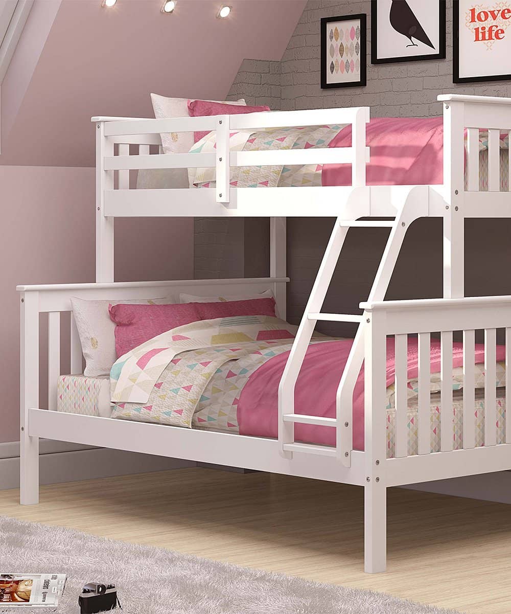 Hazel White Bunk Bed Custom Kids Furniture