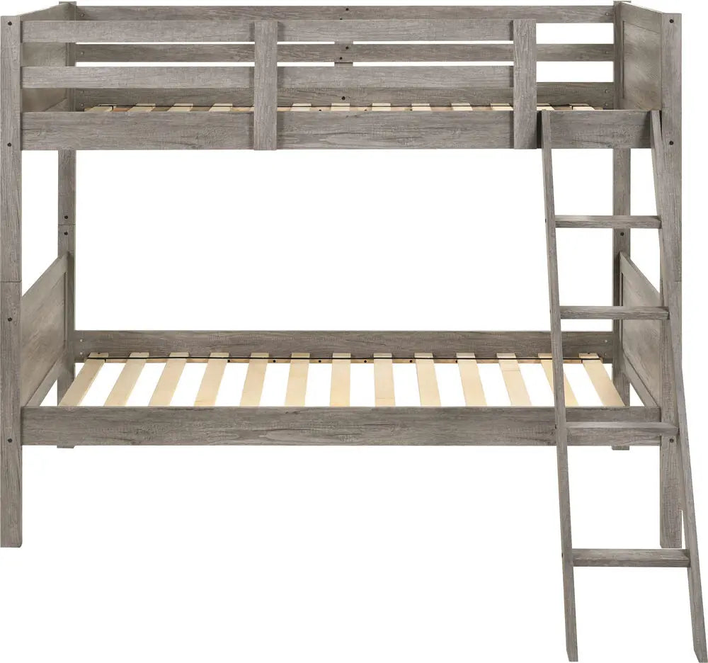 Huck Rustic Twin. Bunk Bed Custom Kids Furniture