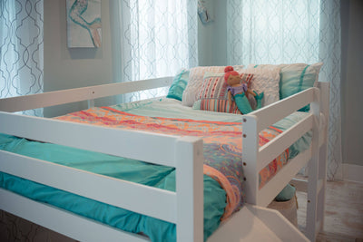 Hudson Full Loft Bed with Slide Custom Kids Furniture