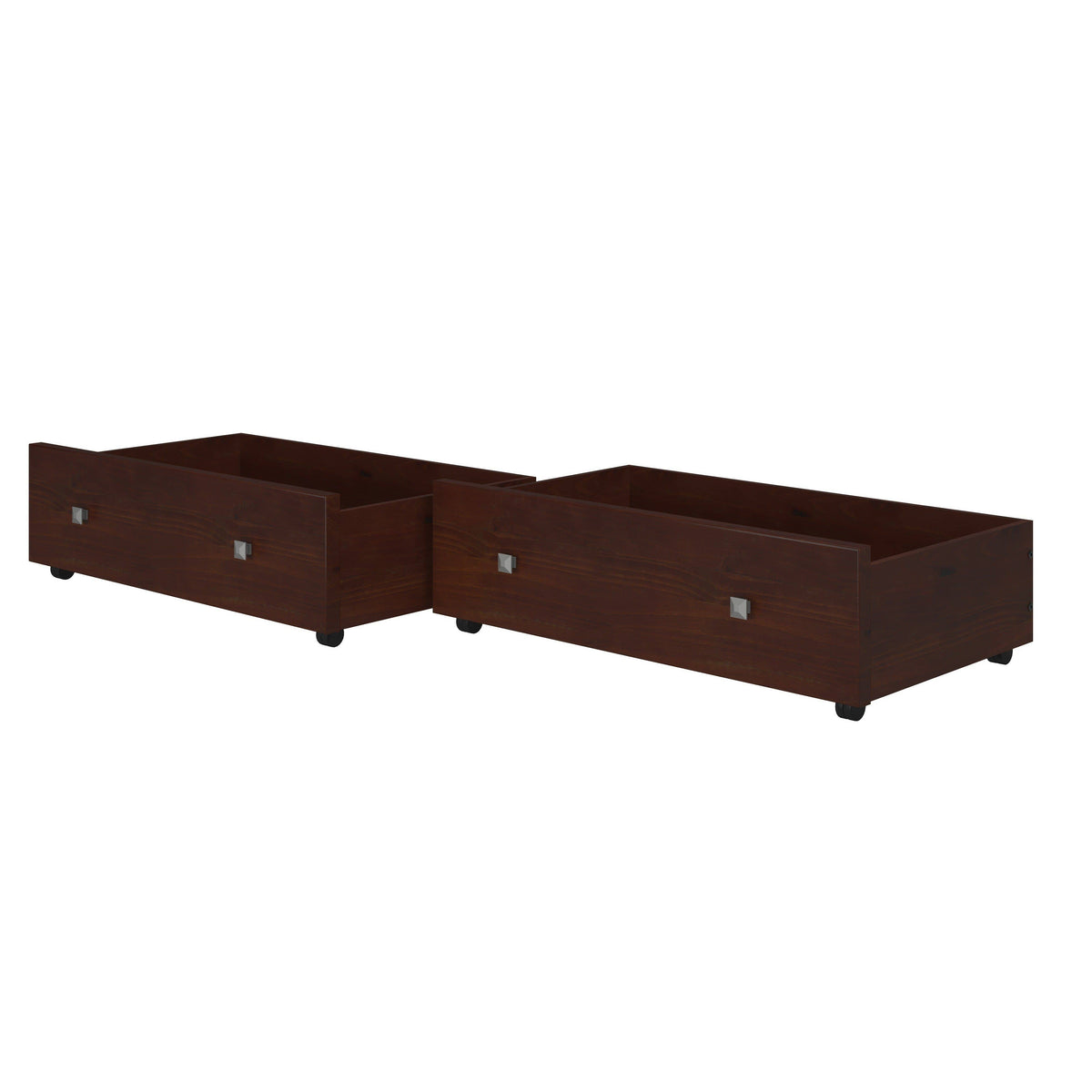 Joseph Under-Bed Storage Drawers in Dark Cappuccino Custom Kids Furniture