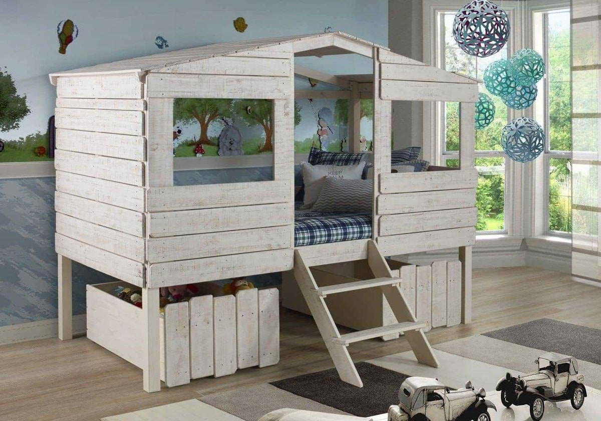 Liam White Club House Storage Drawers Custom Kids Furniture