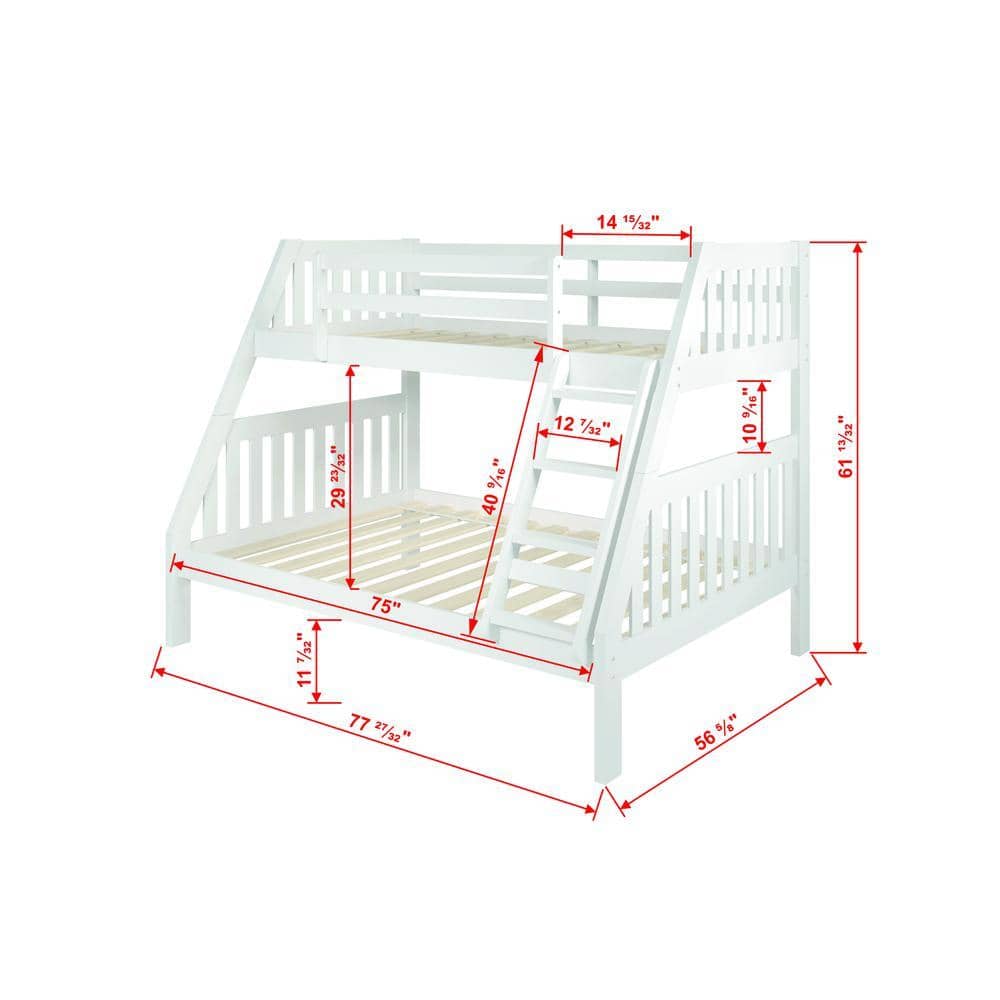 Lila Modern Bunk Bed with Storage Custom Kids Furniture