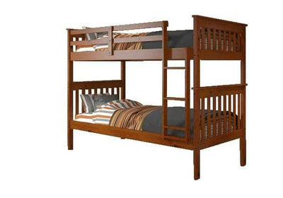 Lucy Espresso Bunk Bed for Girls Custom Kids Furniture