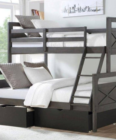 Lulu Bunk Bed with Storage Custom Kids Furniture