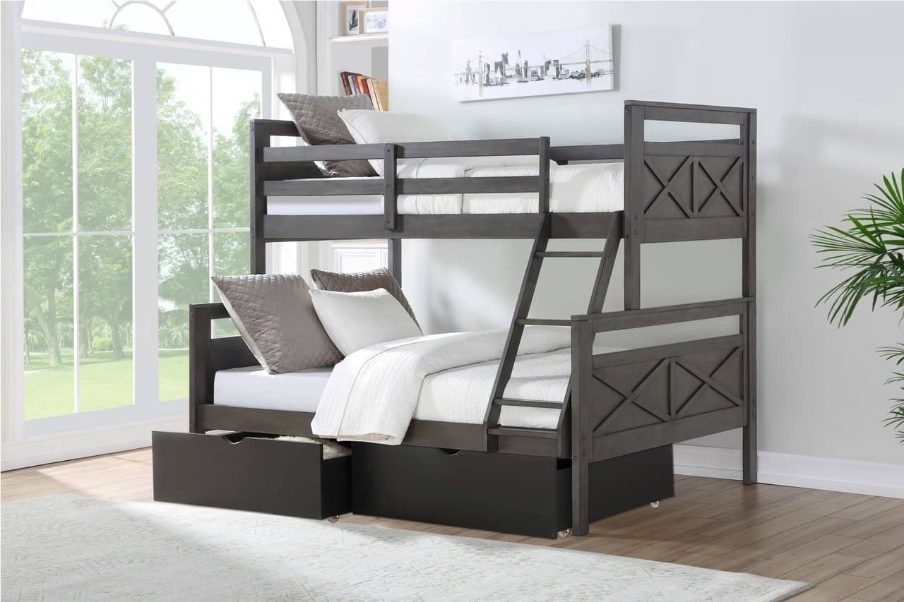 Lulu Bunk Bed with Storage Custom Kids Furniture
