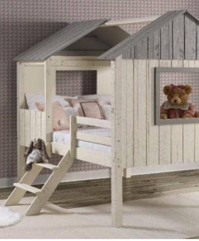 Luna Low House Loft Bed Custom Kids Furniture