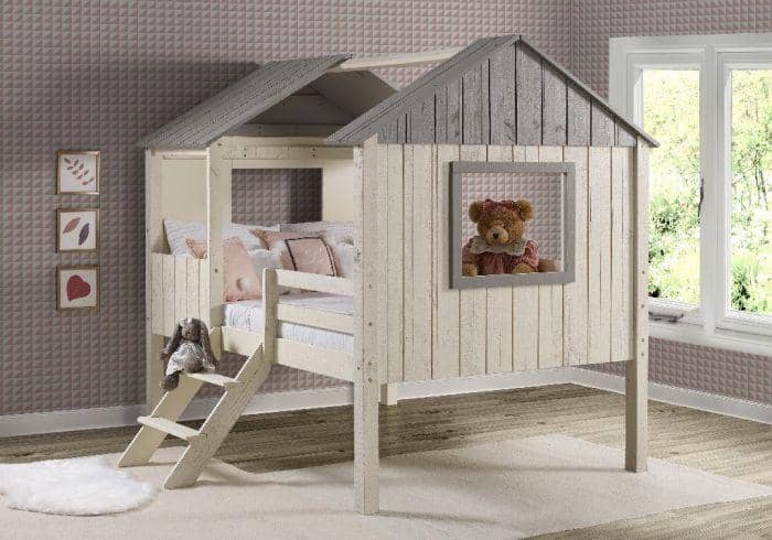 Luna Low House Loft Bed Custom Kids Furniture
