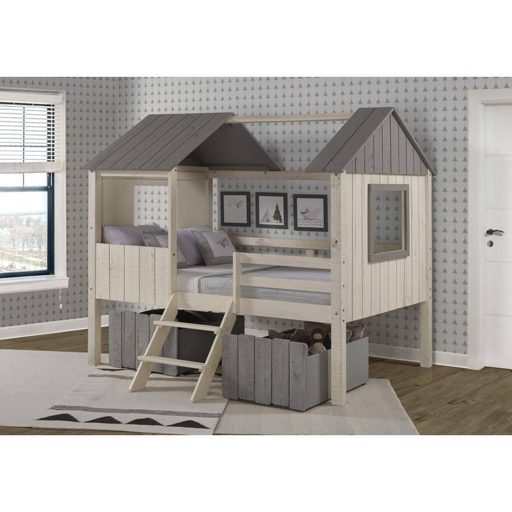 Luna Low House Loft Bed Custom Kids Furniture