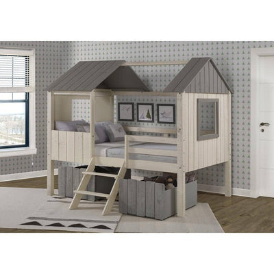 Luna Low House Loft Bed Custom Kids Furniture
