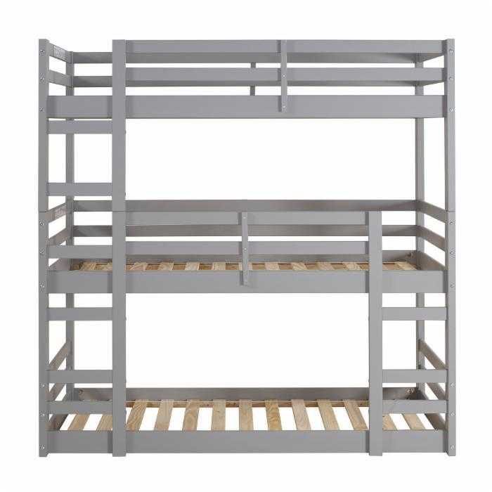 Manor Park Craftsman Triple Twin Bunk Bed Custom Kids Furniture