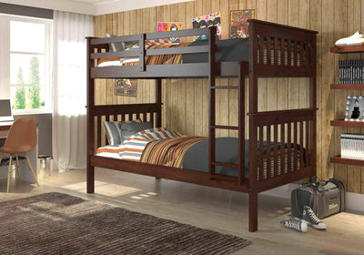 Mason Cappuccino Twin Bunkbed Custom Kids Furniture