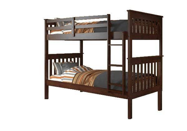 Mason Cappuccino Twin Bunkbed Custom Kids Furniture