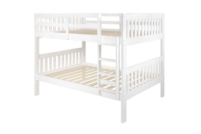 Max Full Size White Bunk Beds for Kids Custom Kids Furniture