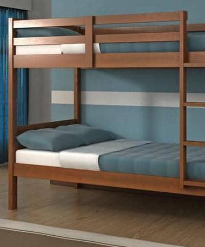 Nathaniel Espresso Wooden Bunk Bed Custom Kids Furniture