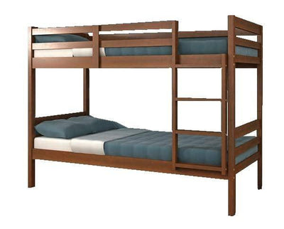 Nathaniel Espresso Wooden Bunk Bed Custom Kids Furniture